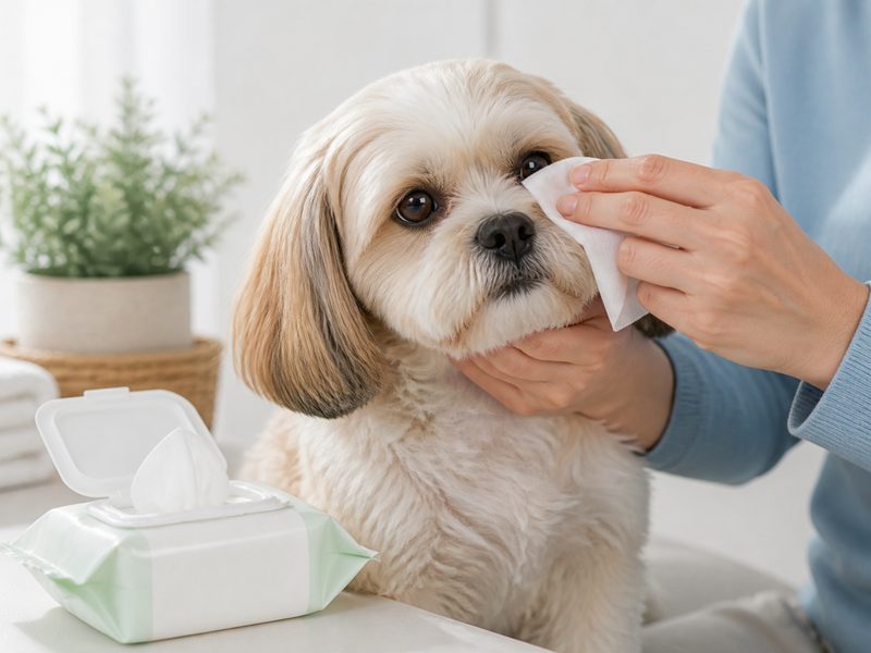 Eye & Ear Care application scene for pet wipes